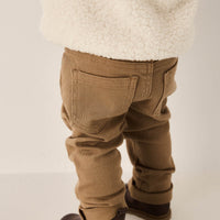 Austin Woven Pant - Wheat Childrens Pant from Jamie Kay Australia