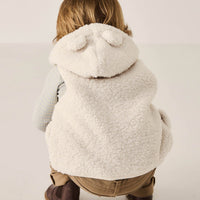 Neve Sherpa Vest - Natural Childrens Vest from Jamie Kay Australia