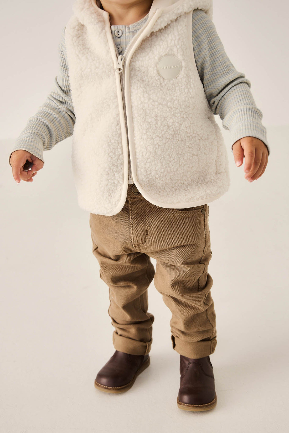 Austin Woven Pant - Wheat Childrens Pant from Jamie Kay Australia