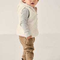 Neve Sherpa Vest - Natural Childrens Vest from Jamie Kay Australia