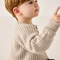 Xander Jumper - Sand Marle Childrens Jumper from Jamie Kay Australia