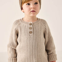 Xander Jumper - Sand Marle Childrens Jumper from Jamie Kay Australia