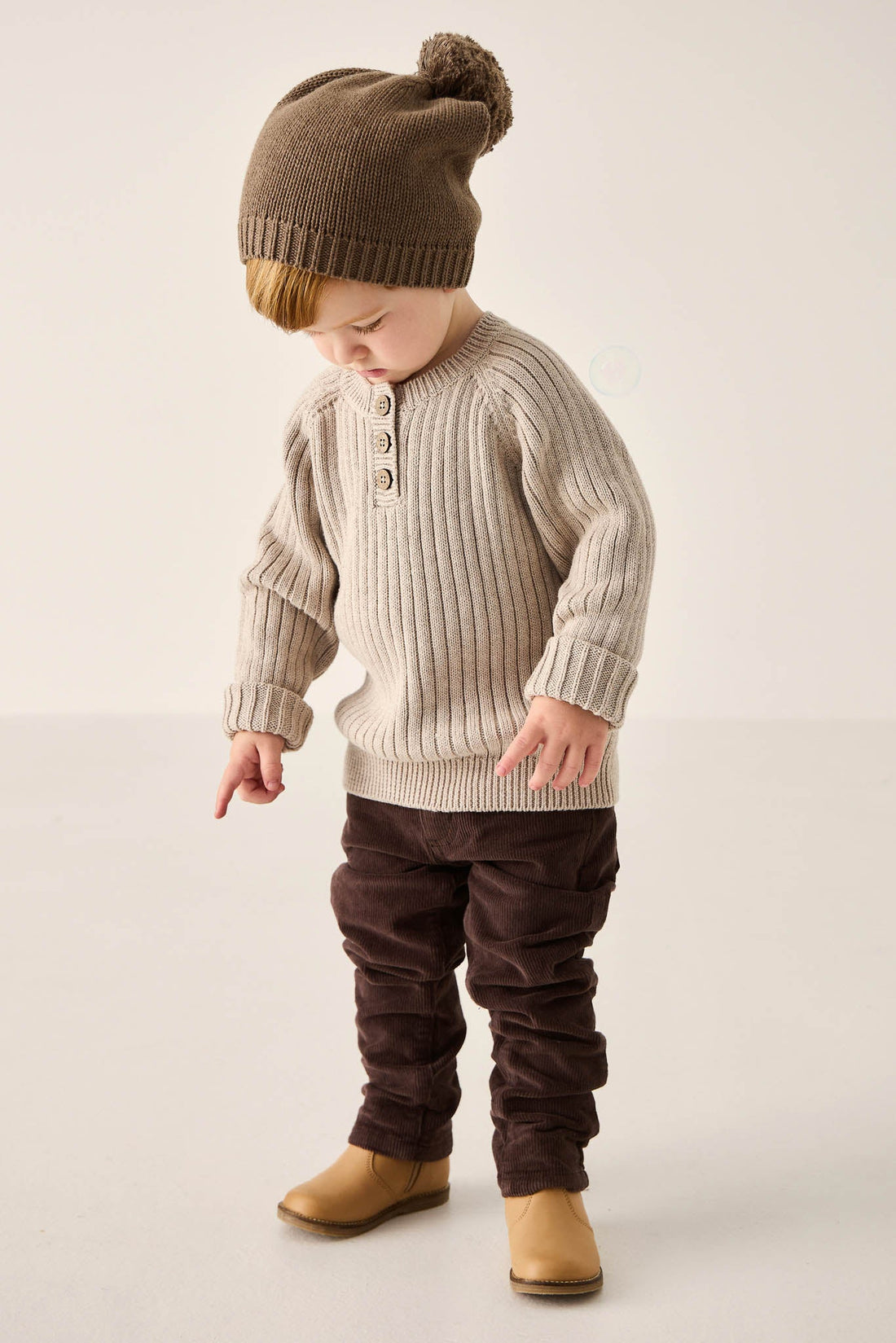 Austin Woven Pant - Bear Childrens Pant from Jamie Kay Australia