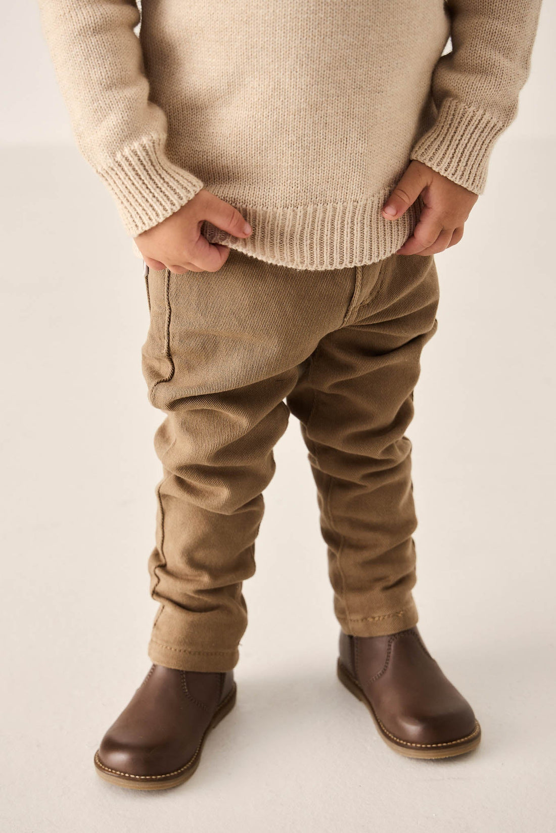 Austin Woven Pant - Wheat Childrens Pant from Jamie Kay Australia