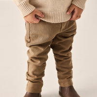 Austin Woven Pant - Wheat Childrens Pant from Jamie Kay Australia