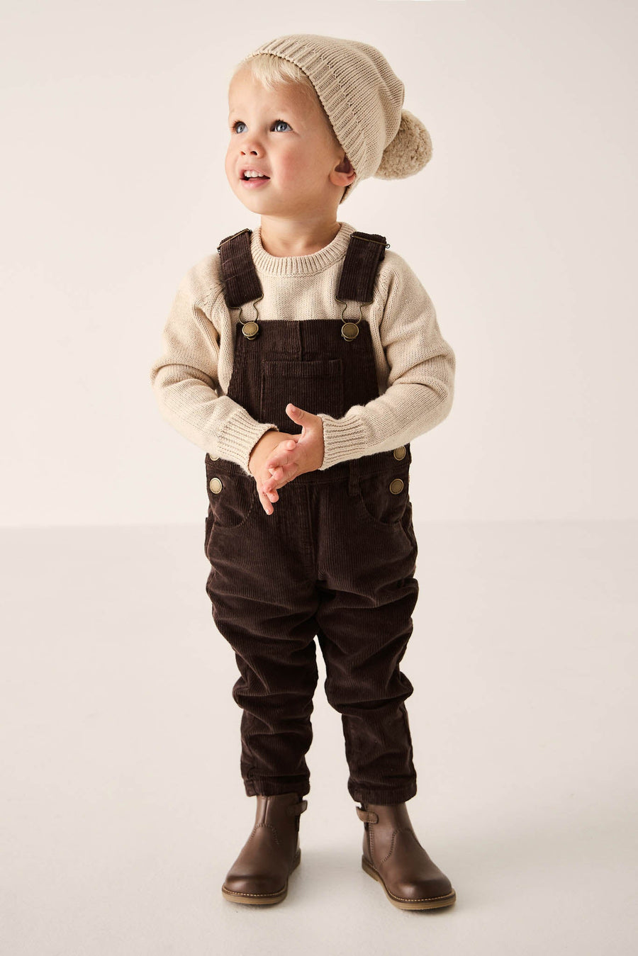 Jordie Cord Overall - Bear Childrens Overall from Jamie Kay Australia