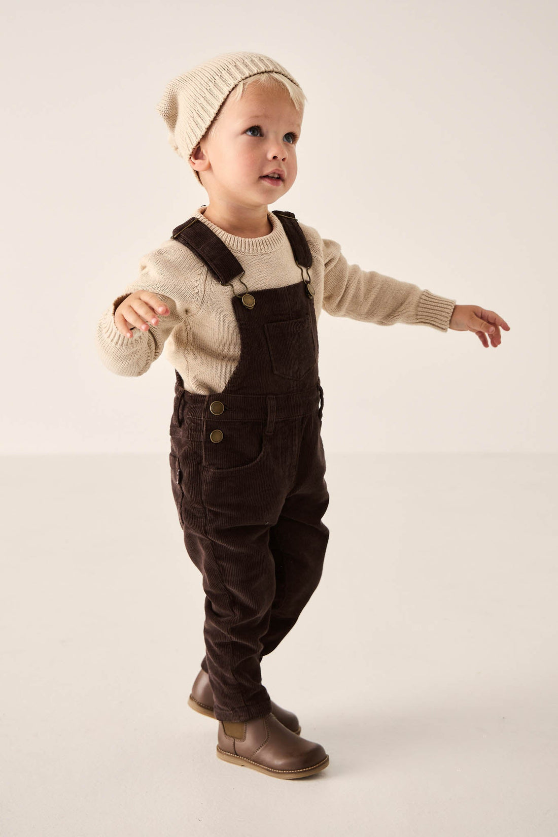 Jordie Cord Overall - Bear Childrens Overall from Jamie Kay Australia