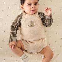 Brayden Sock - Oatmeal Marle Childrens Sock from Jamie Kay Australia