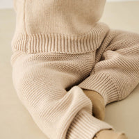 Ethan Pant - Oatmeal Marle Childrens Pant from Jamie Kay Australia