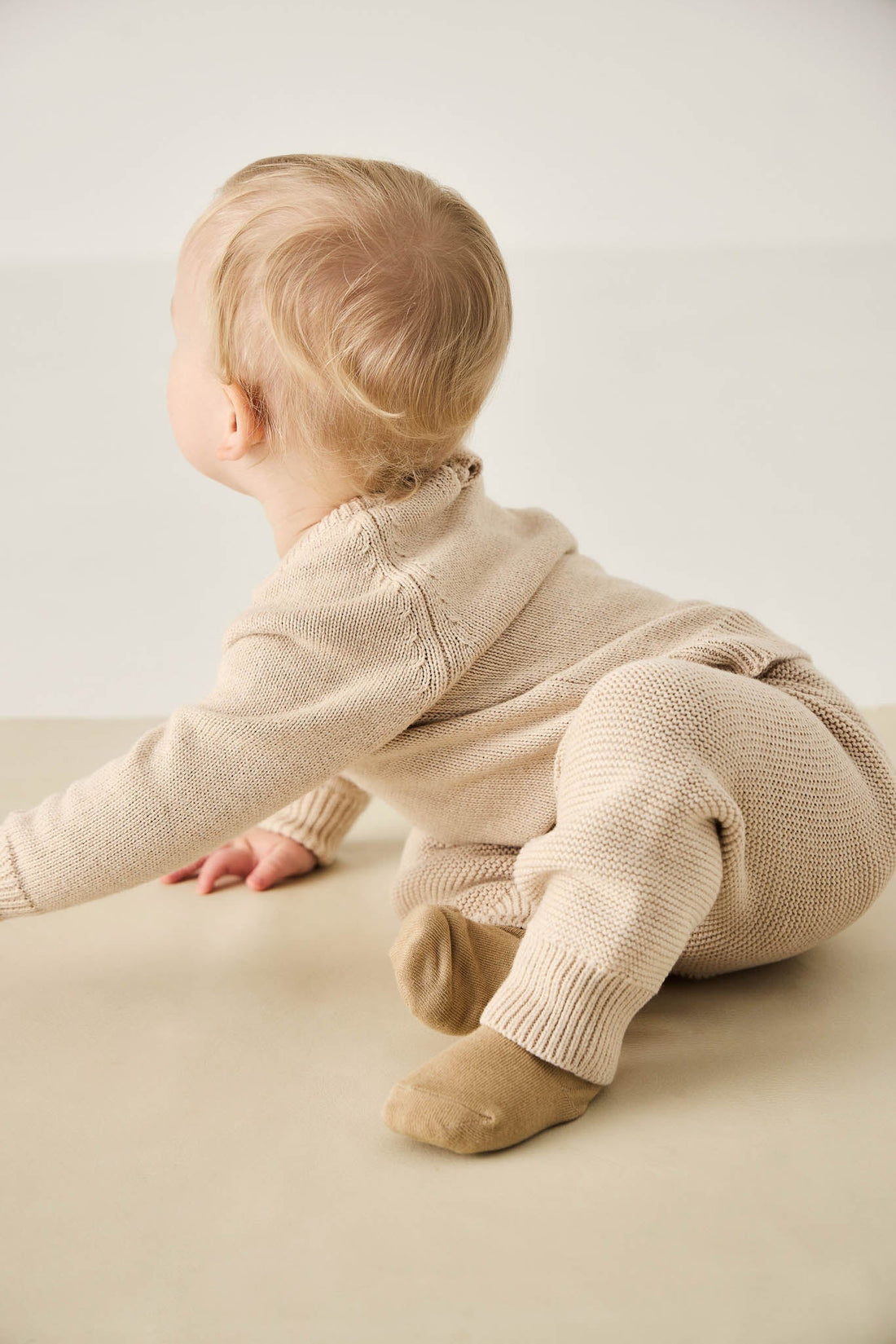 Ethan Pant - Oatmeal Marle Childrens Pant from Jamie Kay Australia