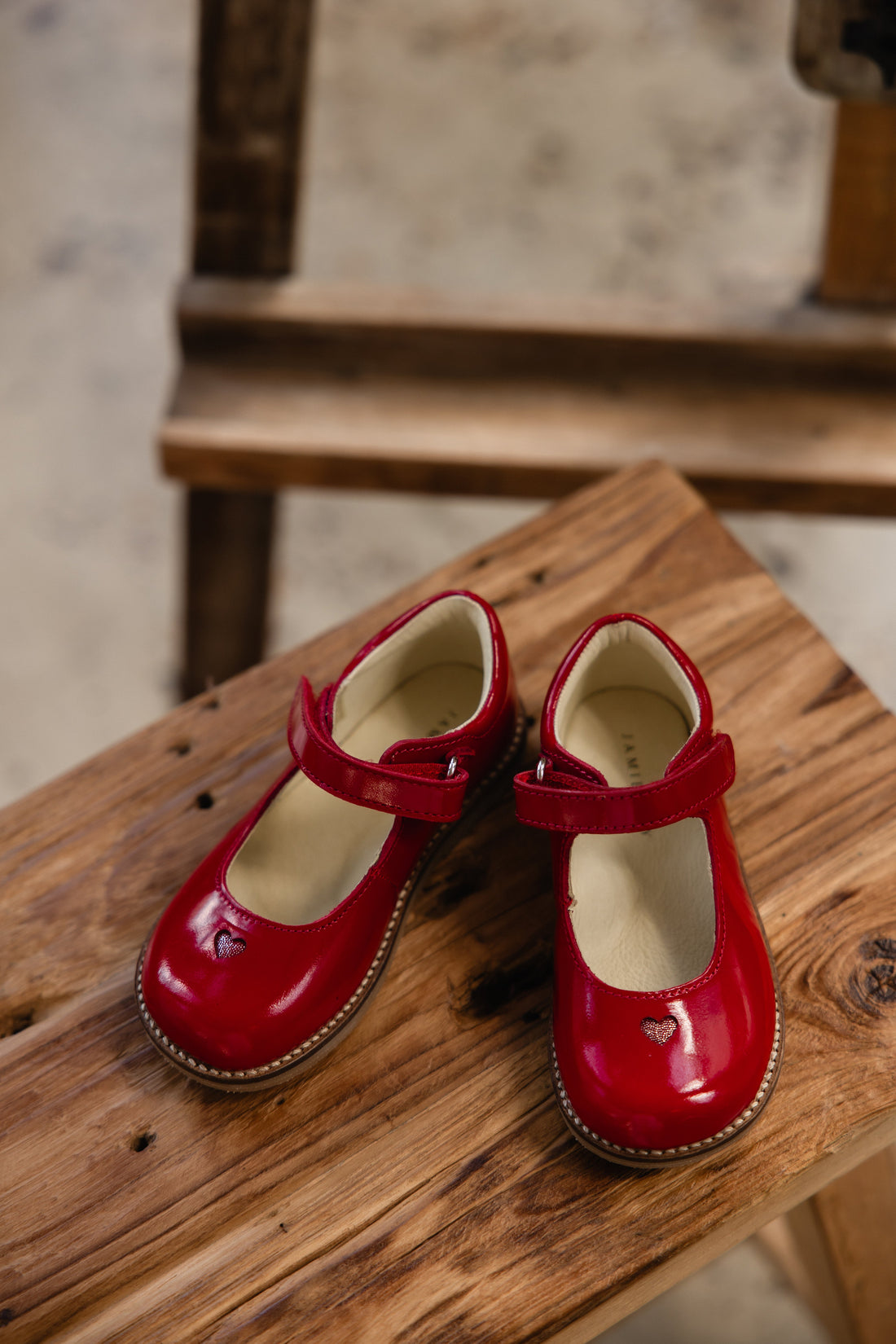 Dahlia Loafer - Patent Red Childrens Footwear from Jamie Kay Australia
