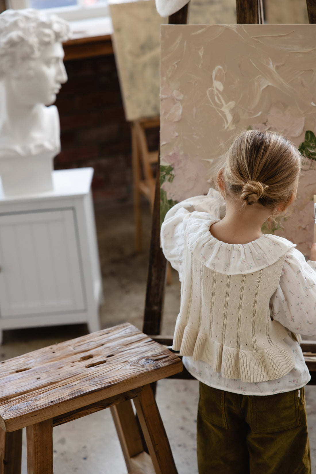 Antonia Top - Vanilla Childrens Top from Jamie Kay Australia