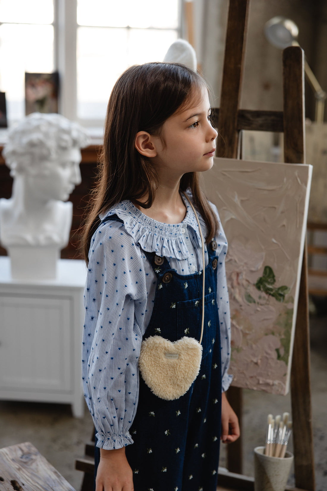 Dorian Overall - Lisa Indigo Childrens Overall from Jamie Kay Australia