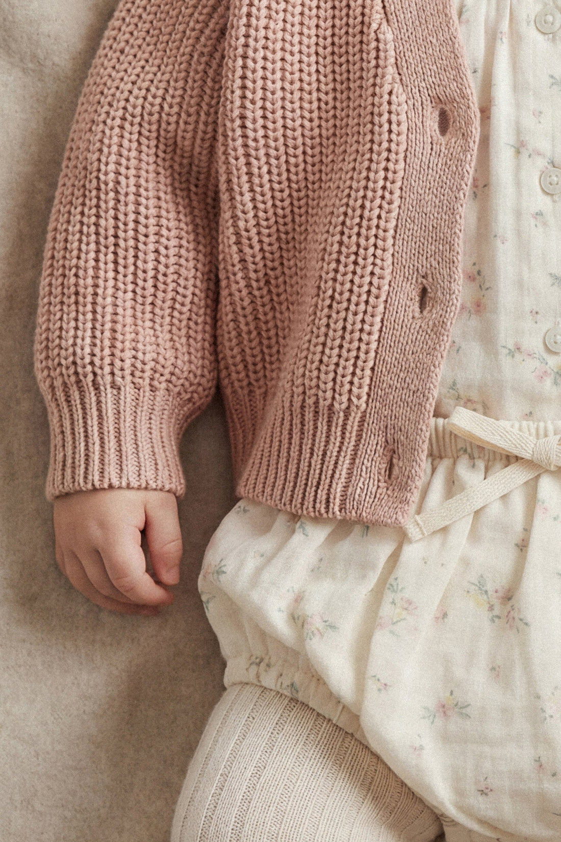 Organic Cotton Muslin Classic Bloomer - Solange Snow Childrens Bloomer from Jamie Kay Australia