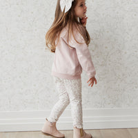 Organic Cotton Legging - Posy Floral Childrens Legging from Jamie Kay Australia