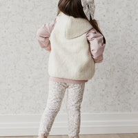 Organic Cotton Legging - Posy Floral Childrens Legging from Jamie Kay Australia