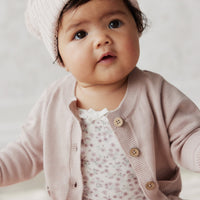 Organic Cotton Bridget Singlet Bodysuit - Posy Floral Childrens Bodysuit from Jamie Kay Australia