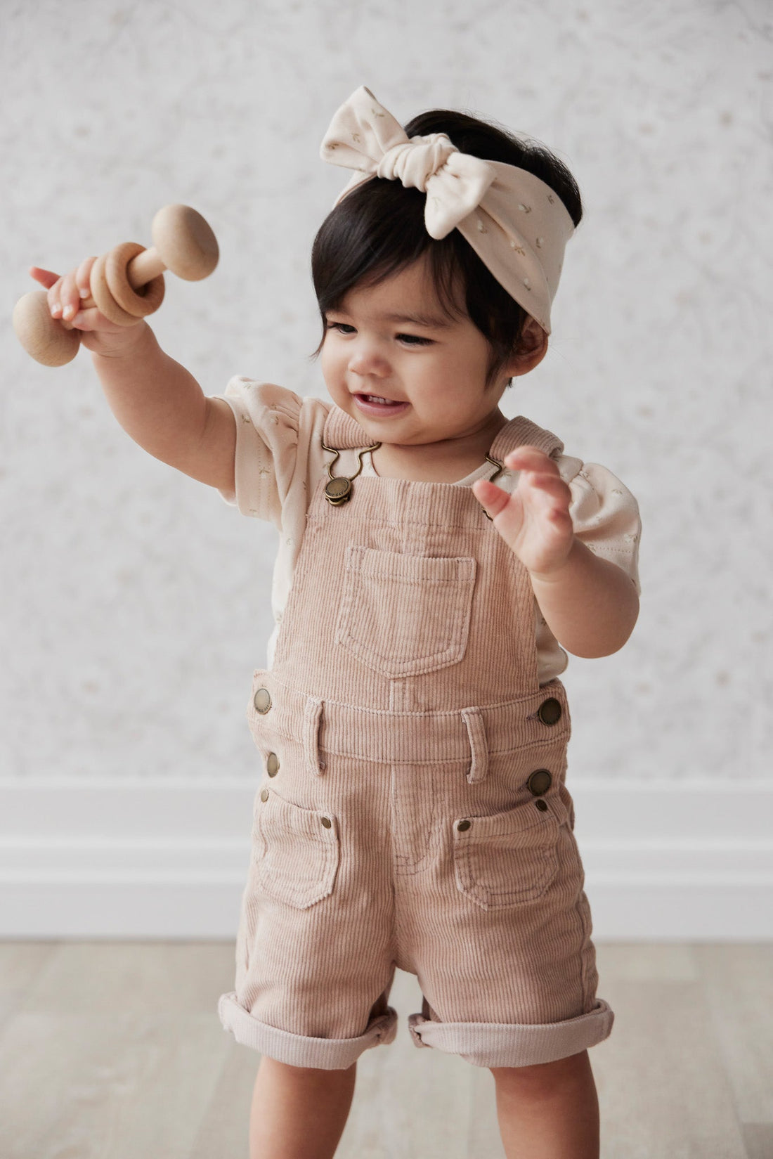 Organic Cotton Headband - Elenore Pink Tint Childrens Headband from Jamie Kay Australia