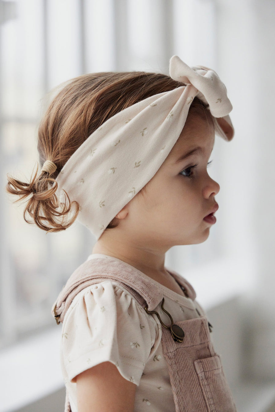 Organic Cotton Headband - Elenore Pink Tint Childrens Headband from Jamie Kay Australia