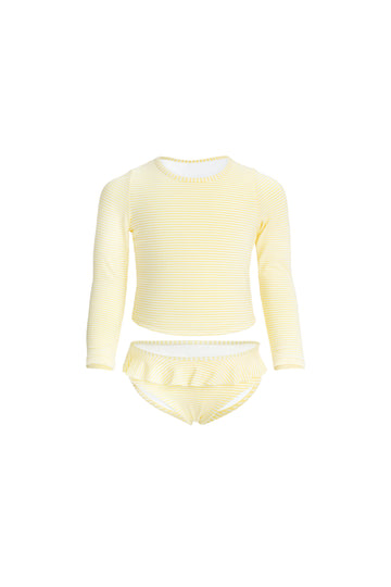 Brielle Swim Set - Camomile Stripe Childrens Swimwear from Jamie Kay Australia