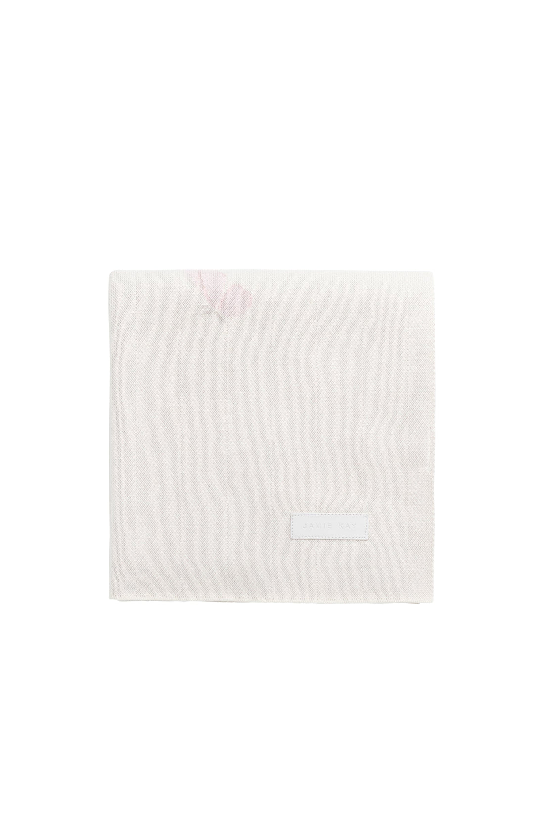 Cassie Jacquard Blanket - Egret Childrens Blanket from Jamie Kay Australia
