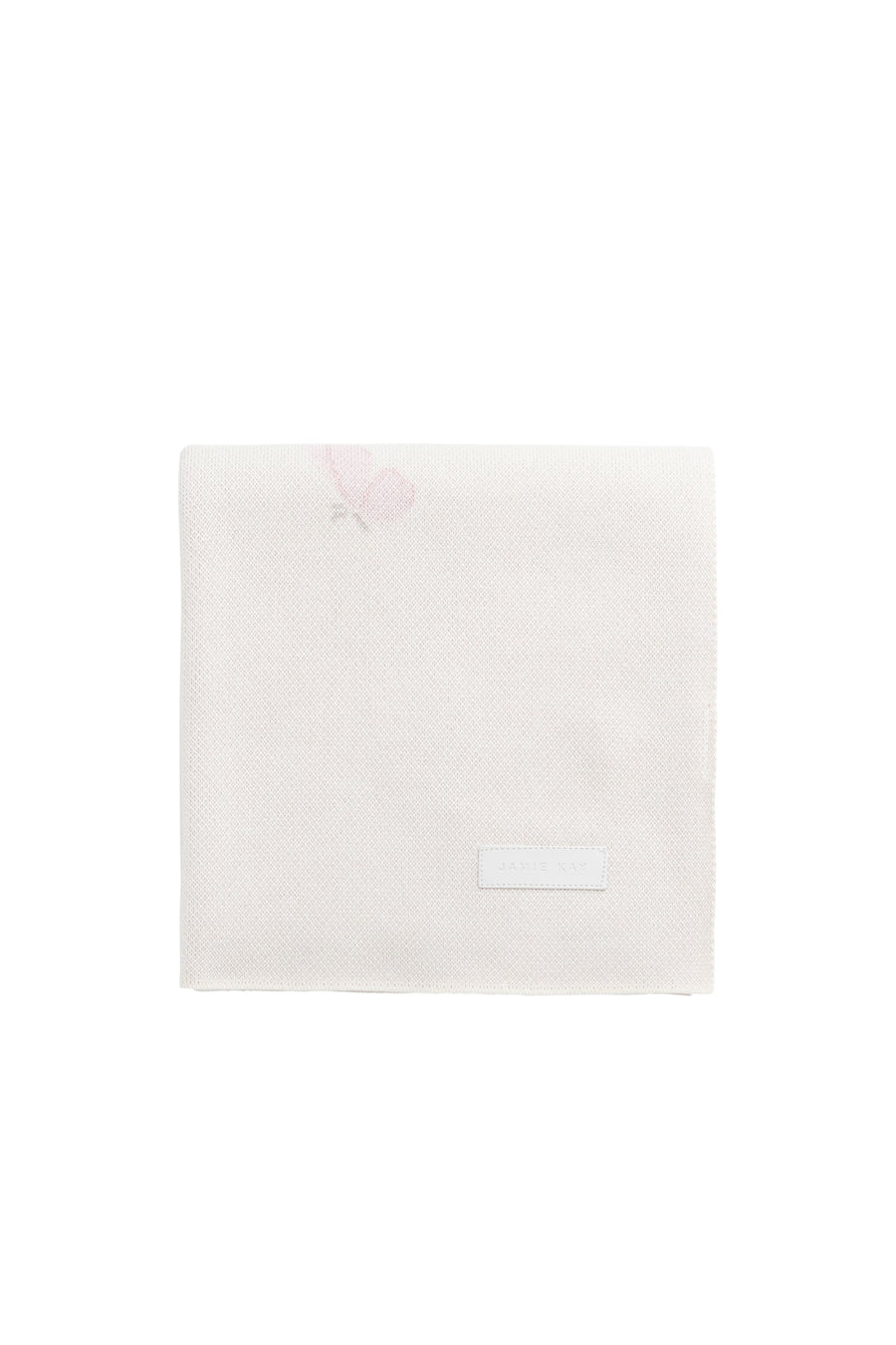 Cassie Jacquard Blanket - Egret Childrens Blanket from Jamie Kay Australia