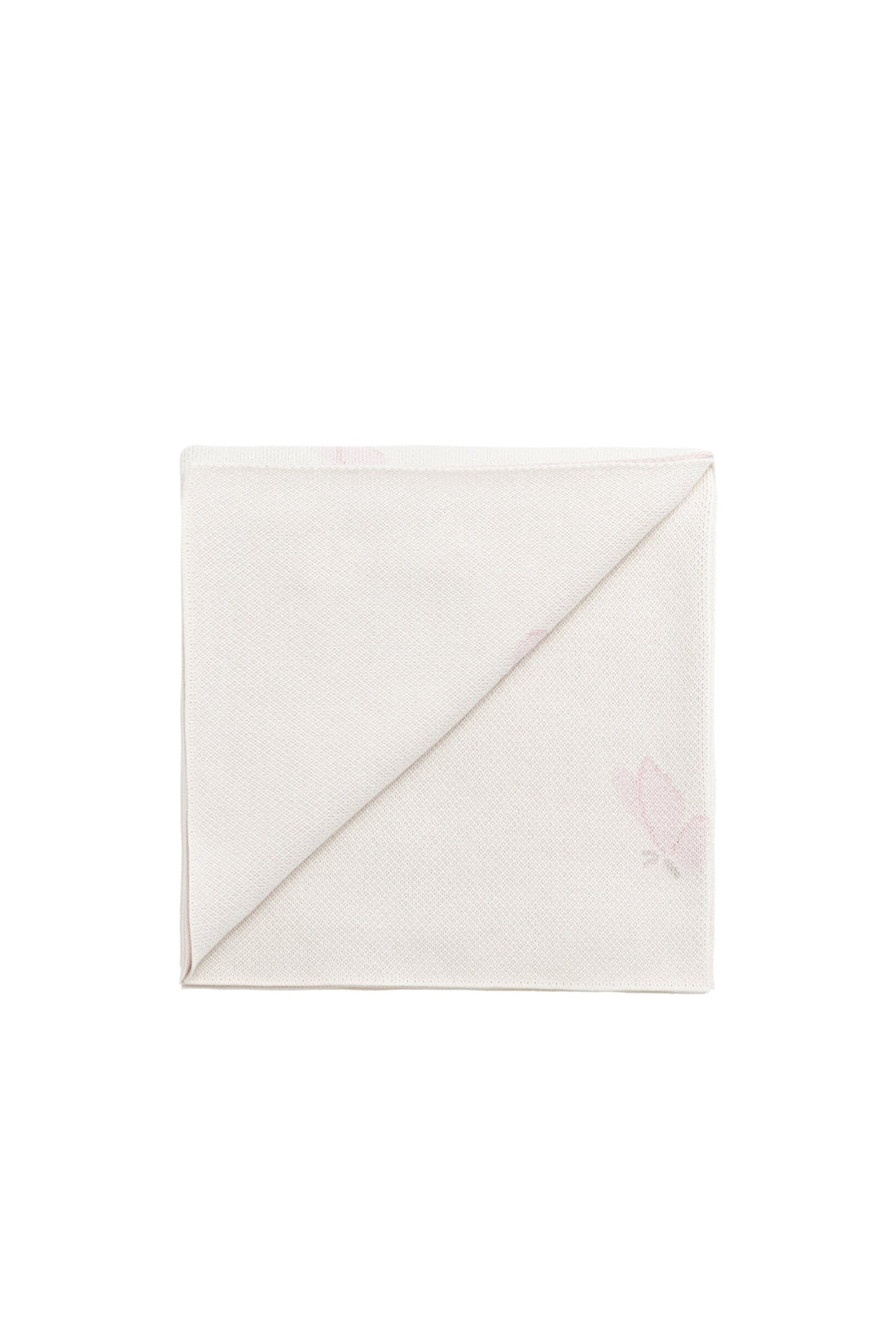 Cassie Jacquard Blanket - Egret Childrens Blanket from Jamie Kay Australia