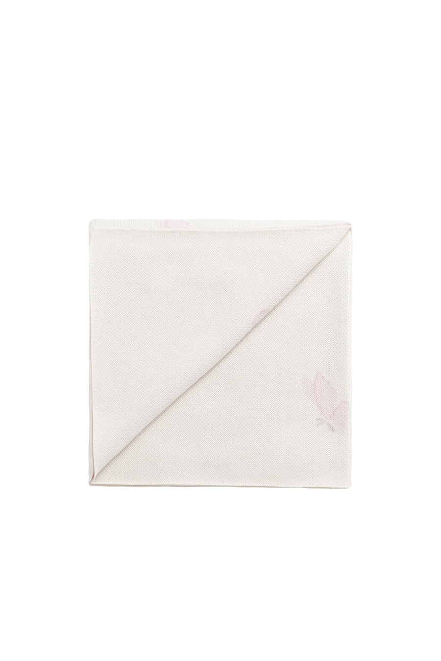 Cassie Jacquard Blanket - Egret Childrens Blanket from Jamie Kay Australia