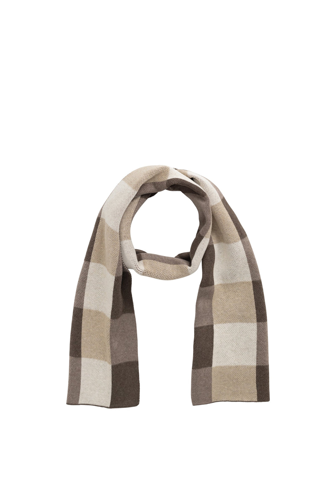 Checkered Scarf - Brioche Childrens Scarf from Jamie Kay Australia