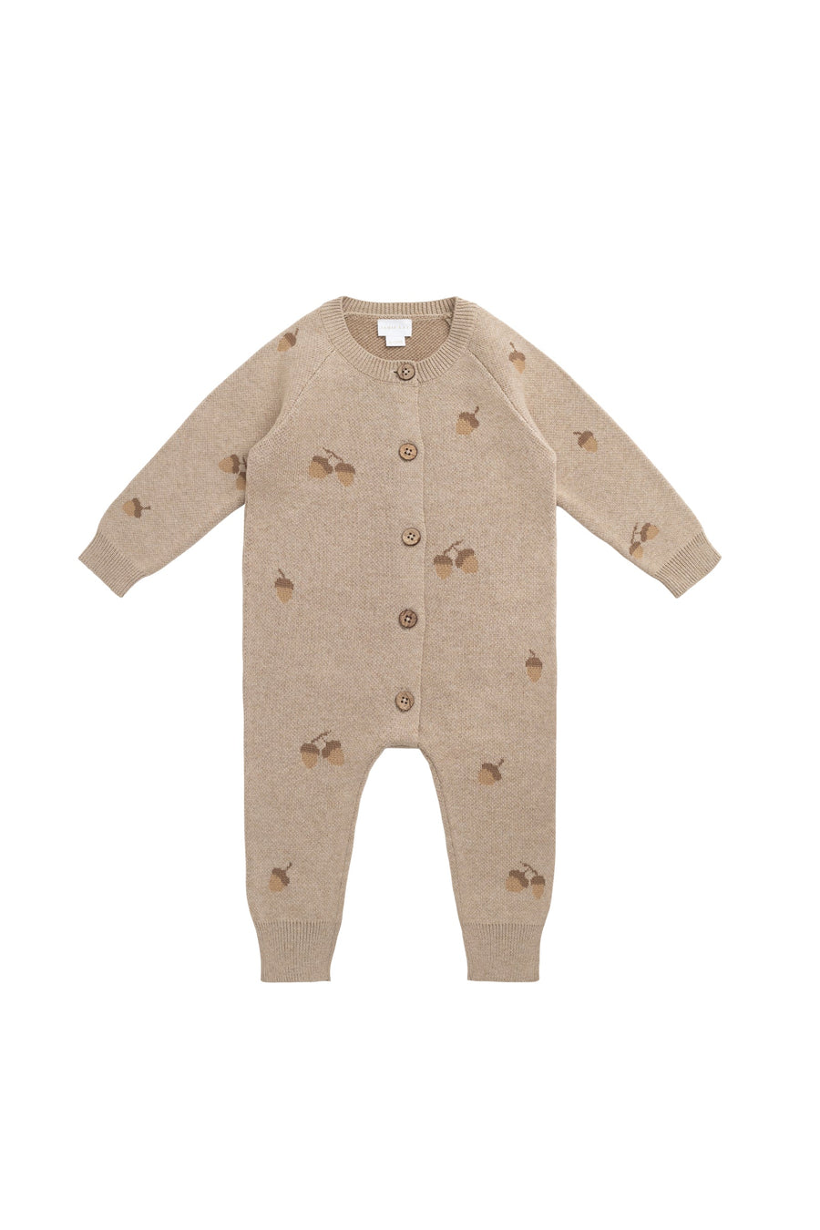 Easton Onepiece - Forest Acorns Cashew Marle Childrens Onepiece from Jamie Kay Australia