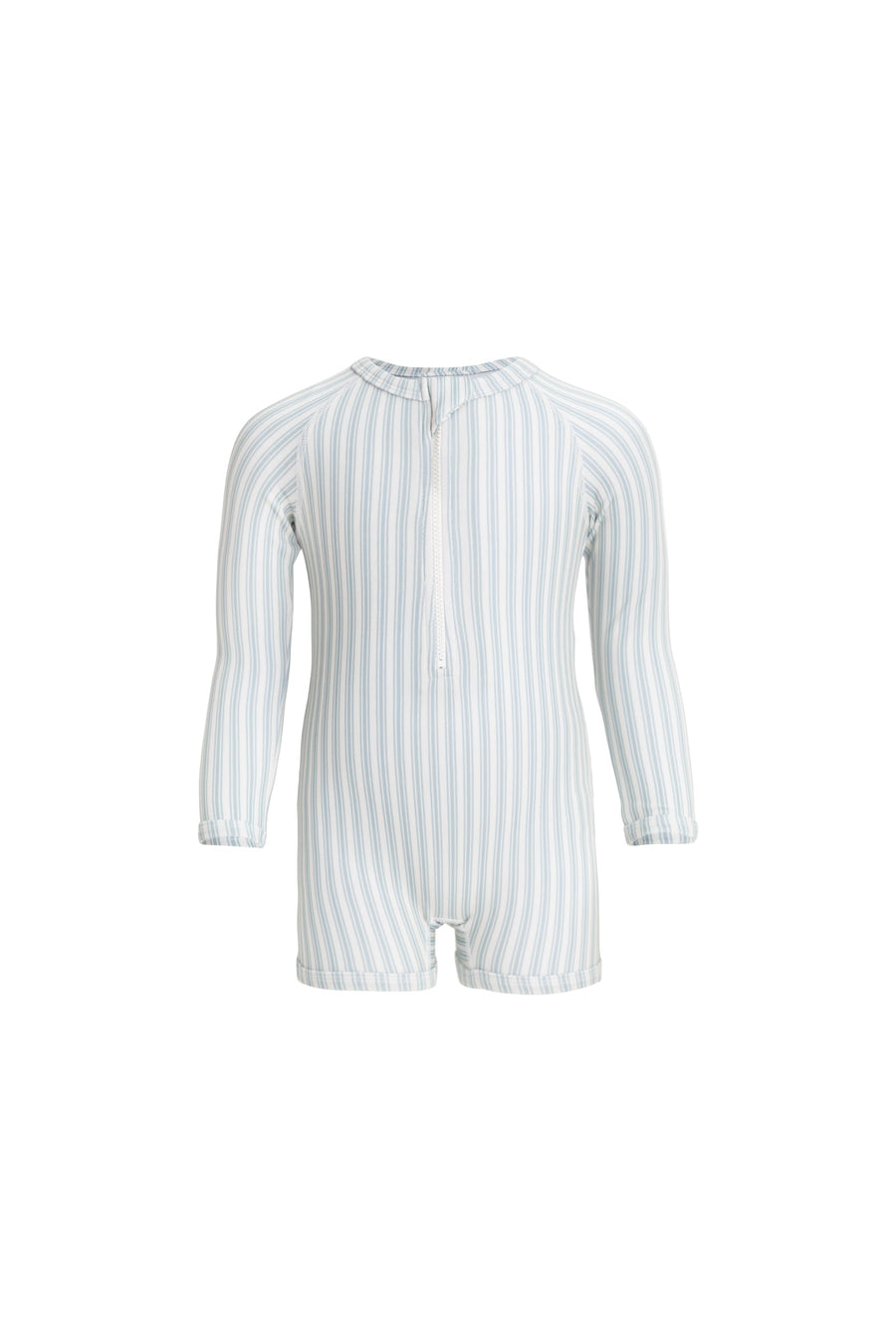 Florian Zip Swimsuit - Variegated Stripe Cenote Childrens Swimwear from Jamie Kay Australia