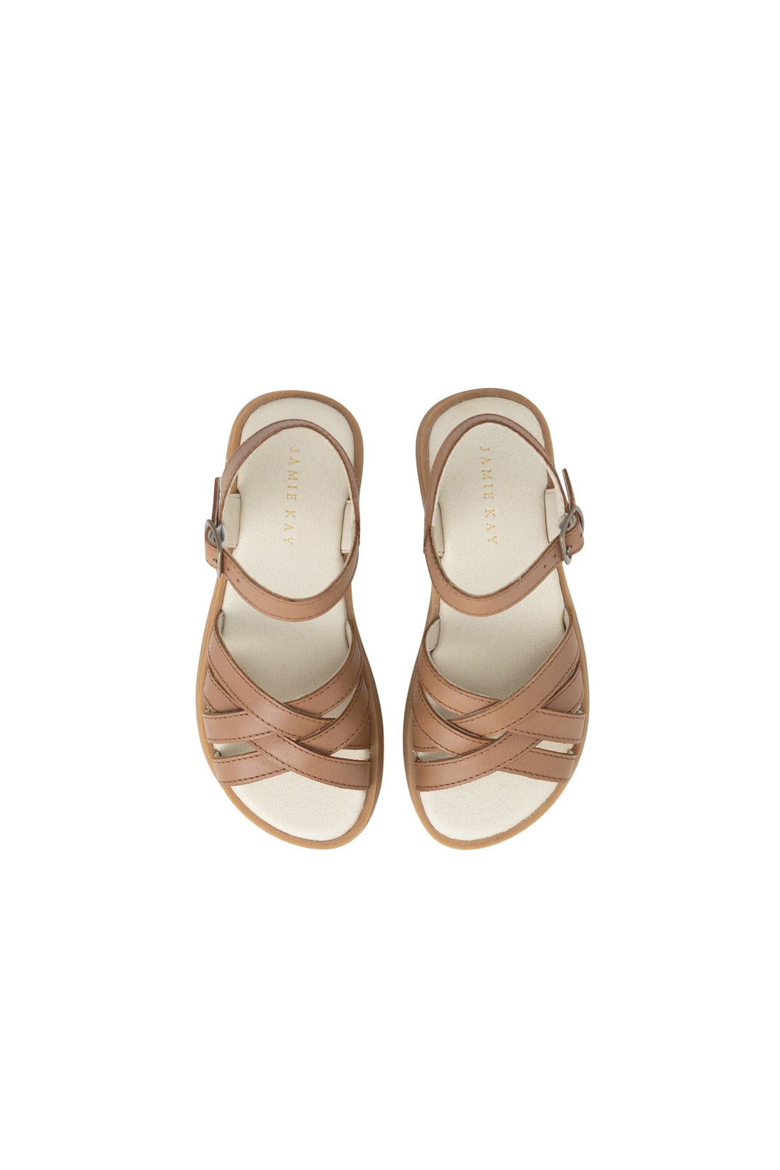 Meadow Sandal - Tan Childrens Footwear from Jamie Kay Australia