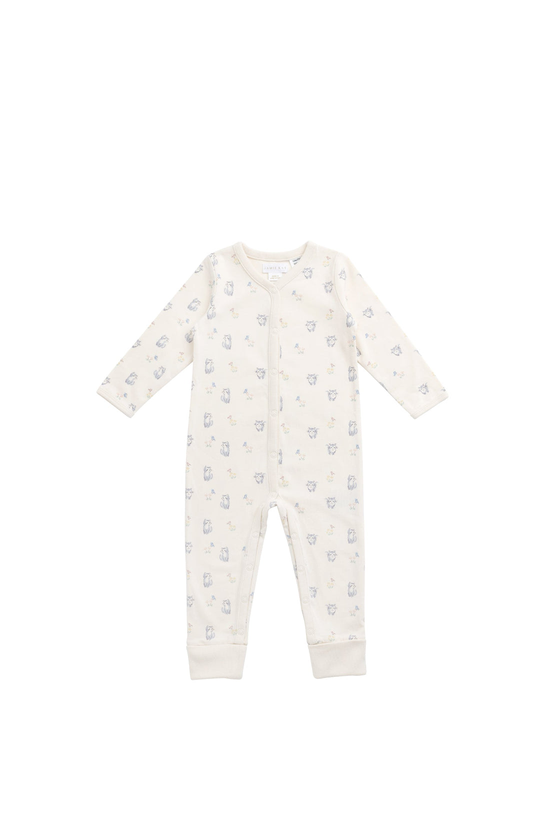 Organic Cotton Amory Onepiece - Charlies Butterflies Childrens Pyjama from Jamie Kay Australia