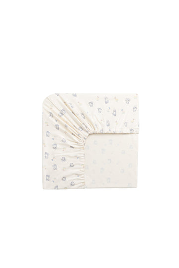 Organic Cotton Cot Sheet - Charlies Butterflies Childrens Pyjama from Jamie Kay Australia