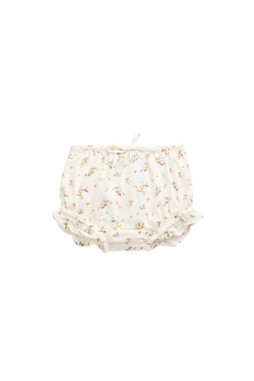 Organic Cotton Frill Bloomer - Bianca Antique Childrens Bloomer from Jamie Kay Australia