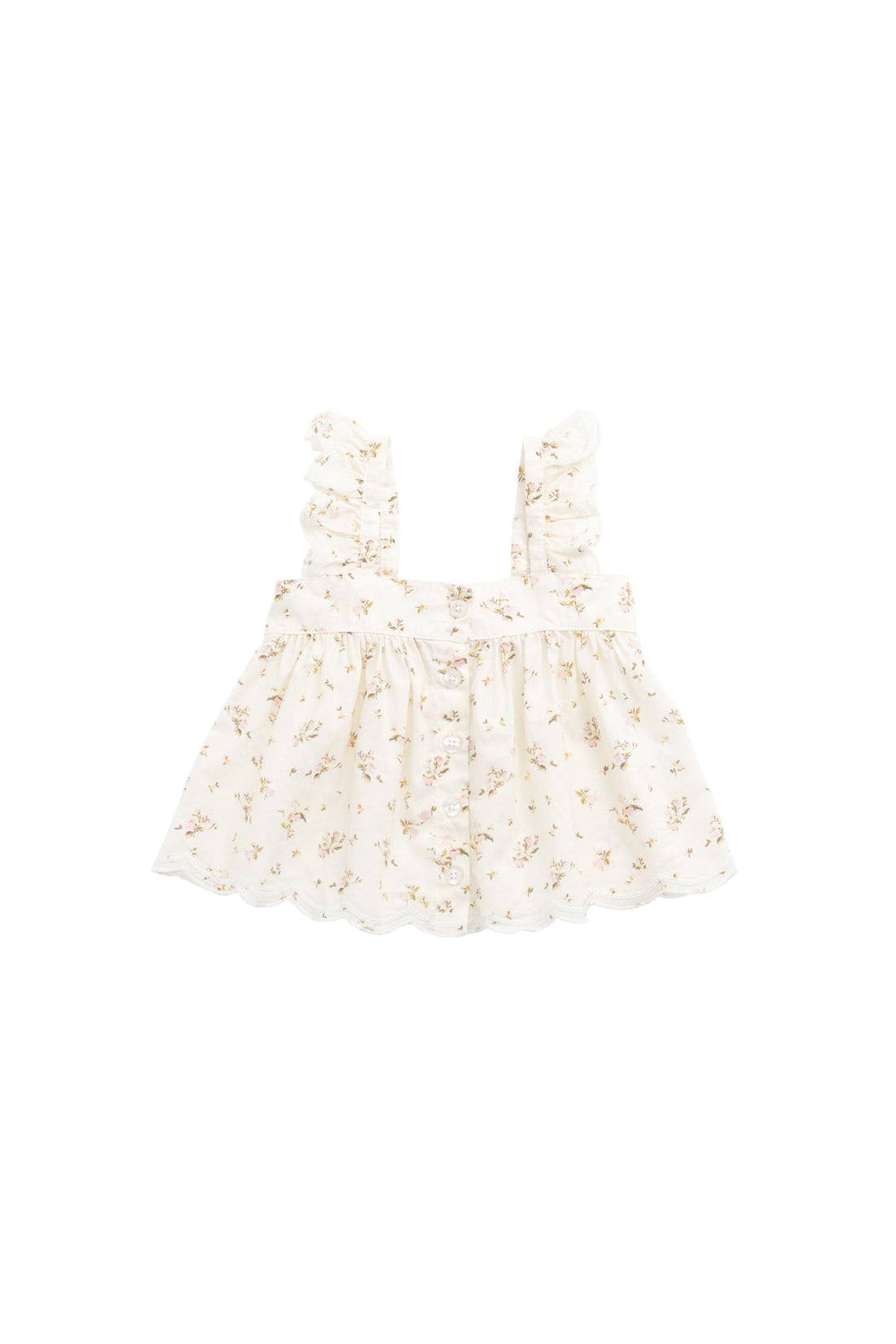 Organic Cotton Haylen Top - Bianca Antique Childrens Top from Jamie Kay Australia