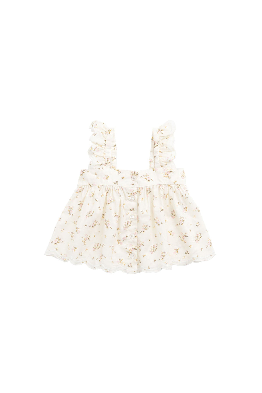Organic Cotton Haylen Top - Bianca Antique Childrens Top from Jamie Kay Australia