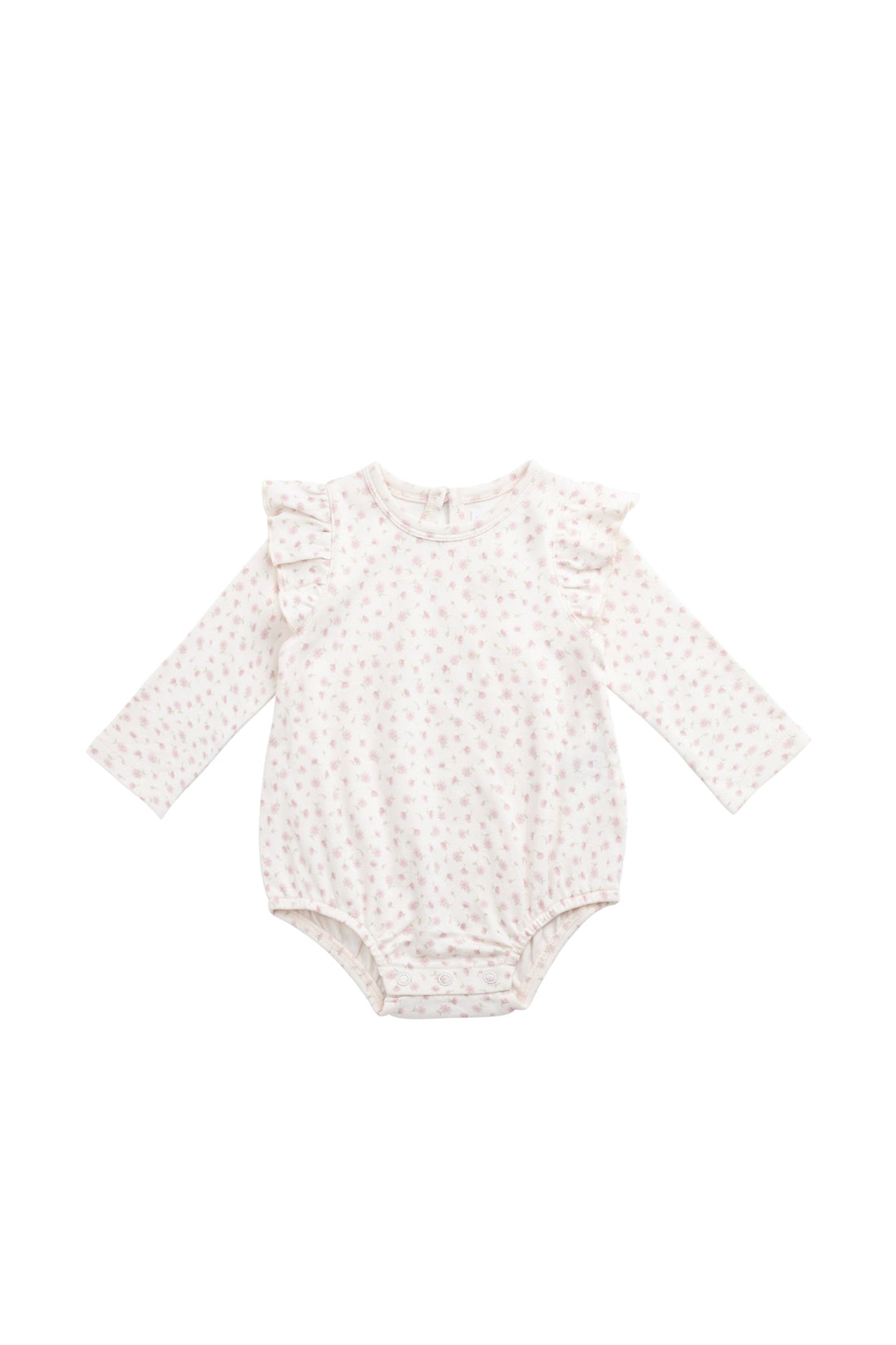 Organic Cotton Kinley Playsuit - Victoria Blush Childrens Playsuit from Jamie Kay Australia