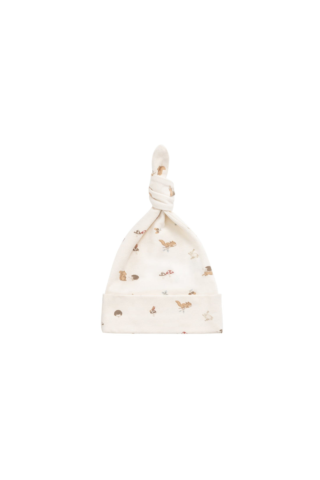 Organic Cotton Knot Beanie - Forest Gathering Childrens Beanie from Jamie Kay Australia
