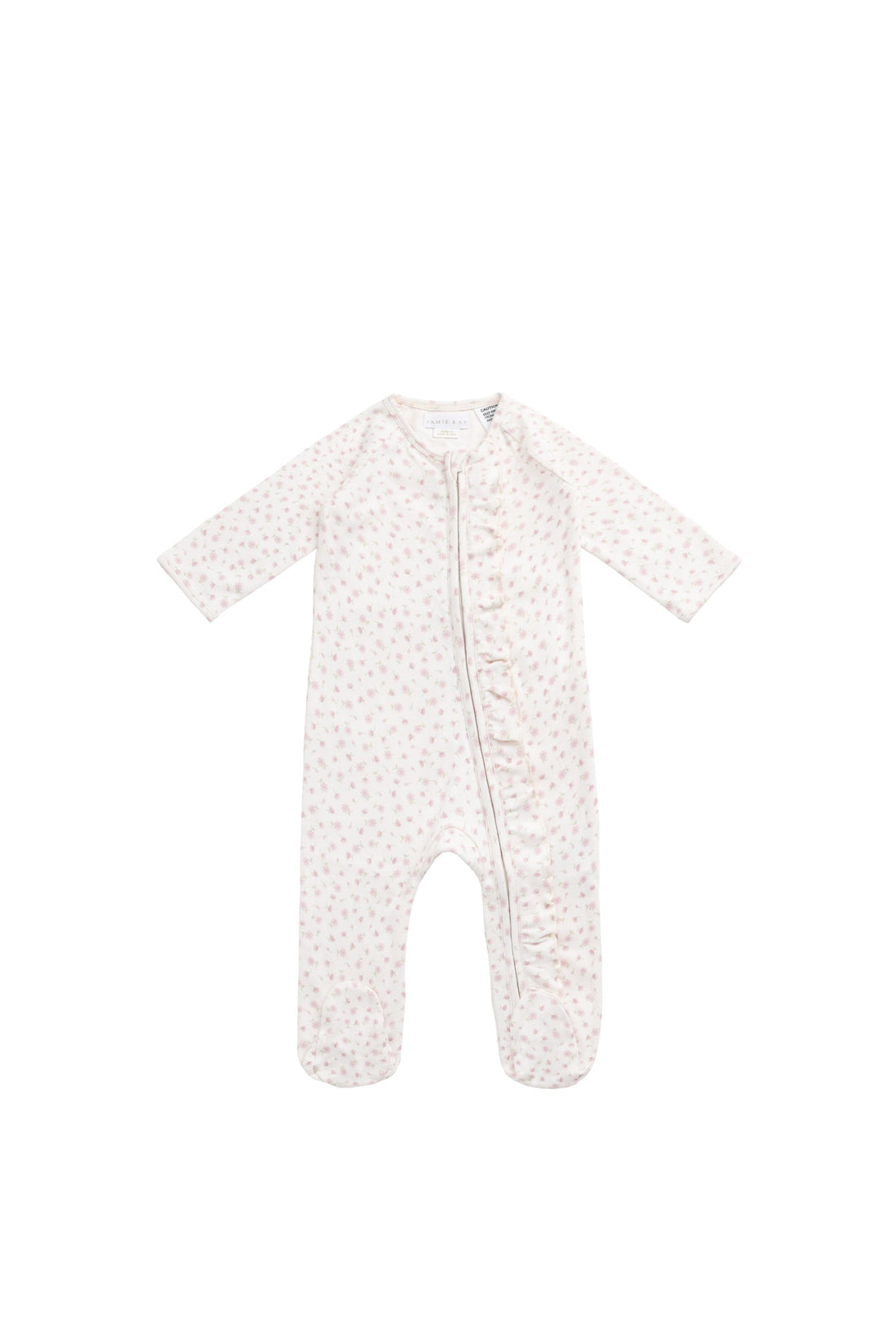 Organic Cotton Melanie Onepiece - Victoria Blush Childrens Onepiece from Jamie Kay Australia