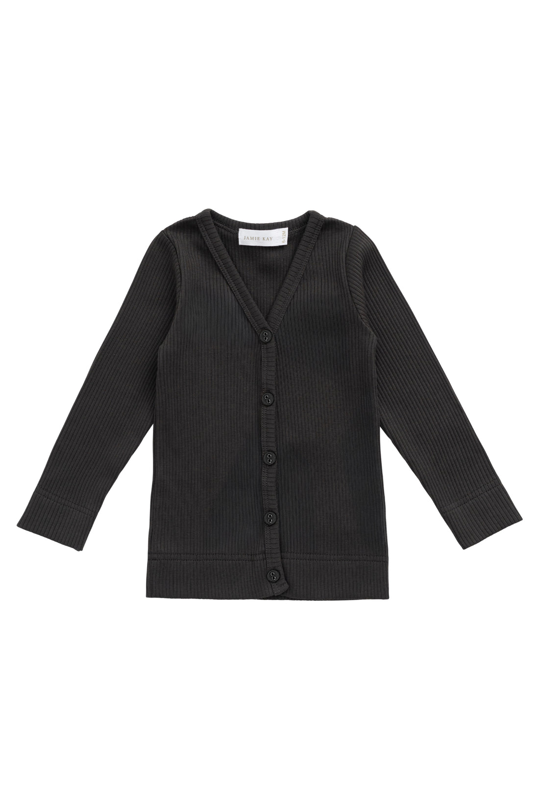 Organic Cotton Modal Cardigan - Bistre Childrens Cardigan from Jamie Kay Australia