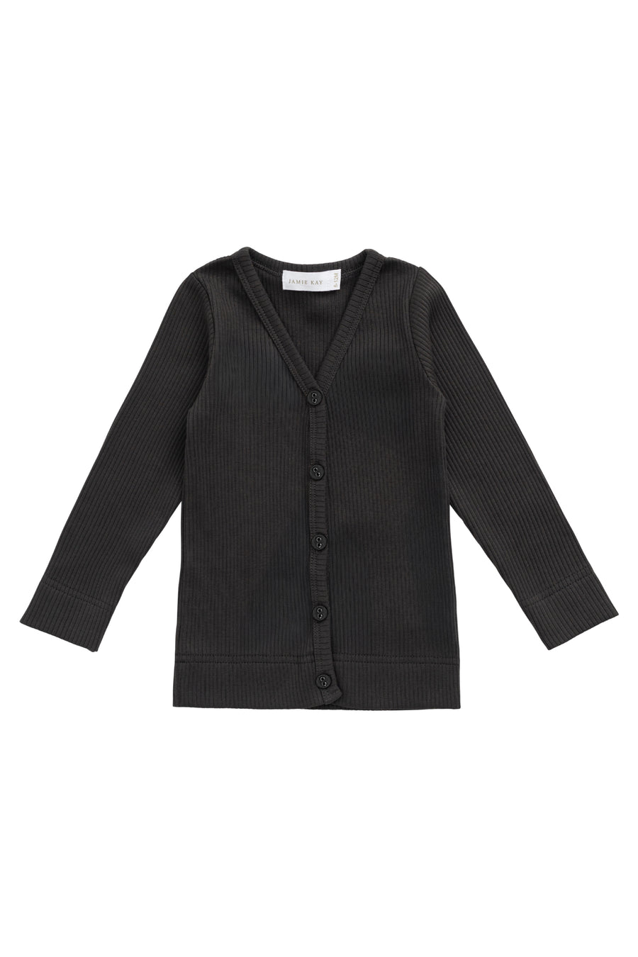 Organic Cotton Modal Cardigan - Bistre Childrens Cardigan from Jamie Kay Australia