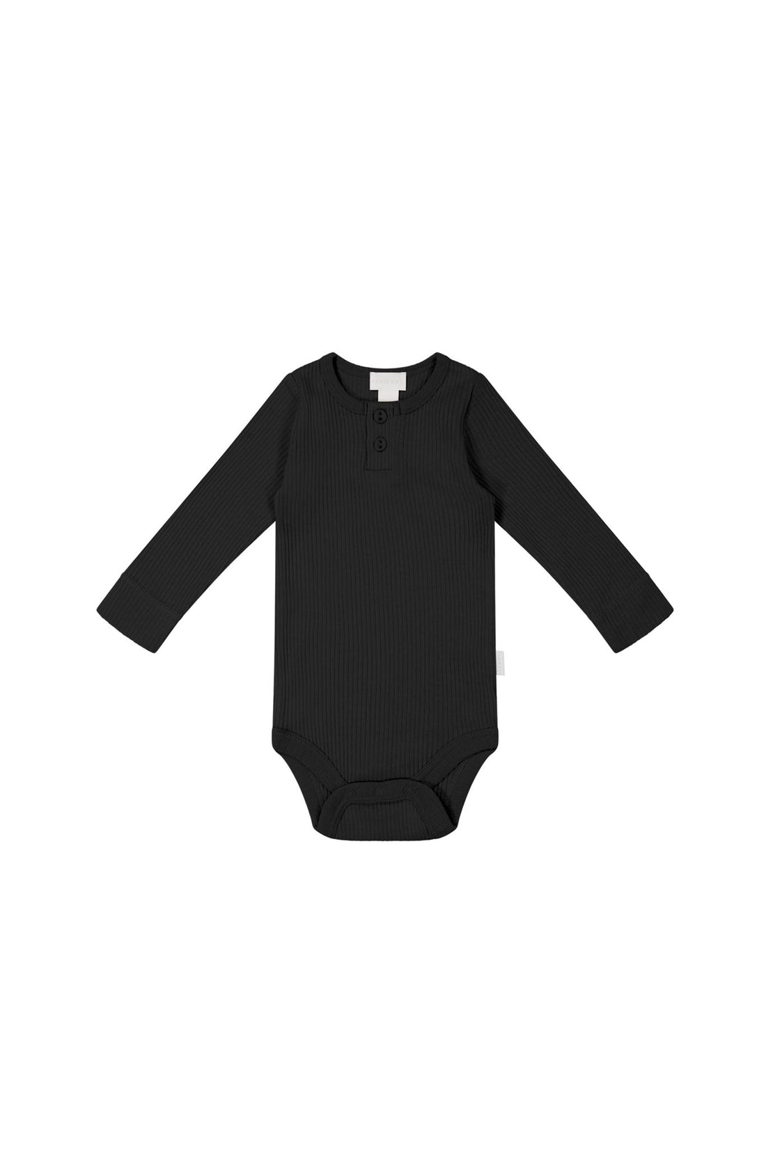 Organic Cotton Modal Long Sleeve Bodysuit - Ebony Childrens Bodysuit from Jamie Kay Australia