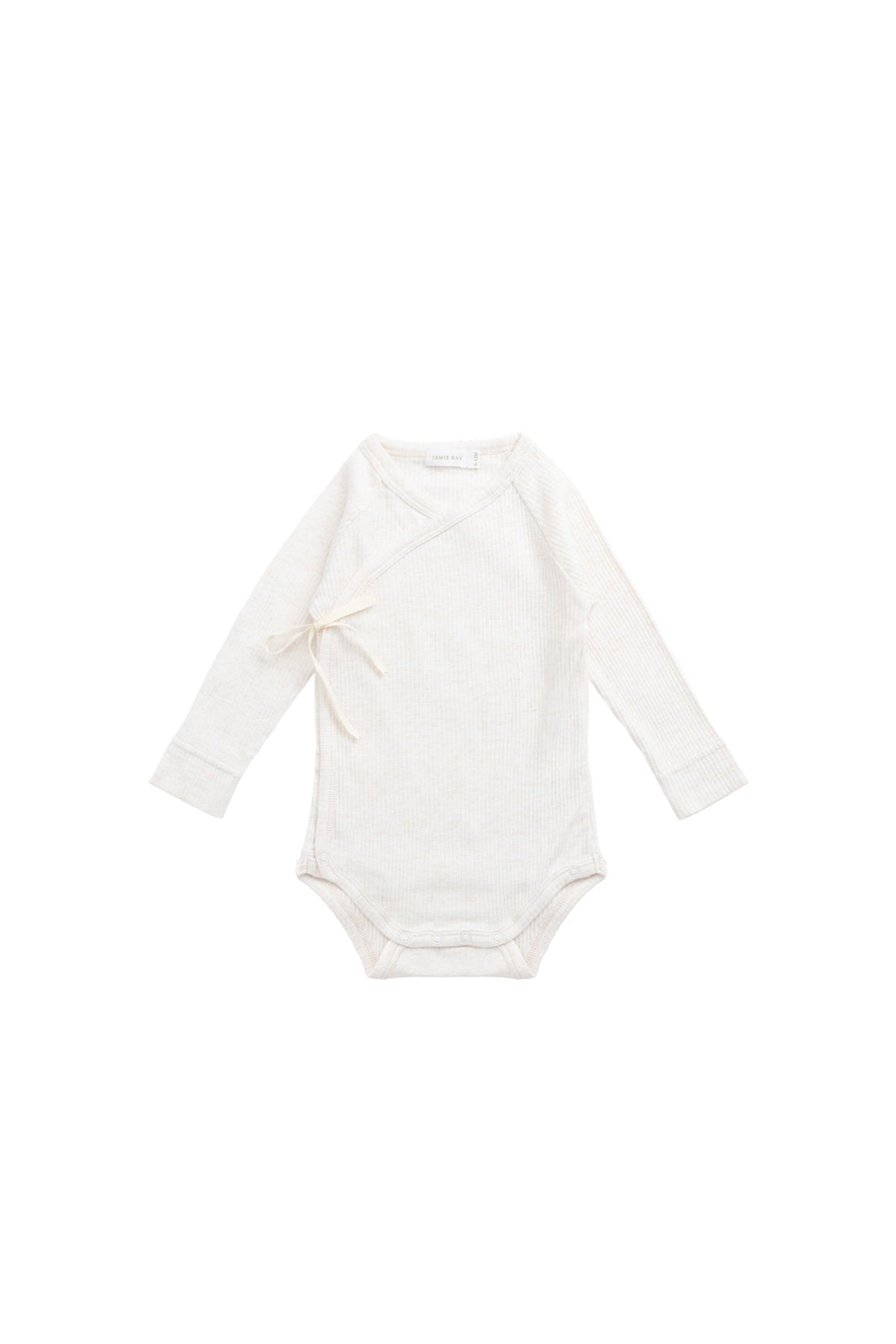 Organic Cotton Modal Marina Long Sleeve Bodysuit - Icing Marle Childrens Bodysuit from Jamie Kay Australia
