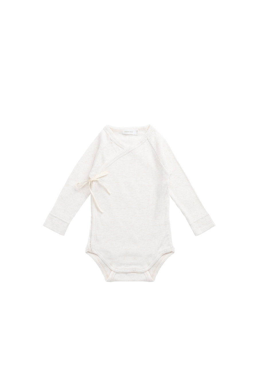 Organic Cotton Modal Marina Long Sleeve Bodysuit - Icing Marle Childrens Bodysuit from Jamie Kay Australia