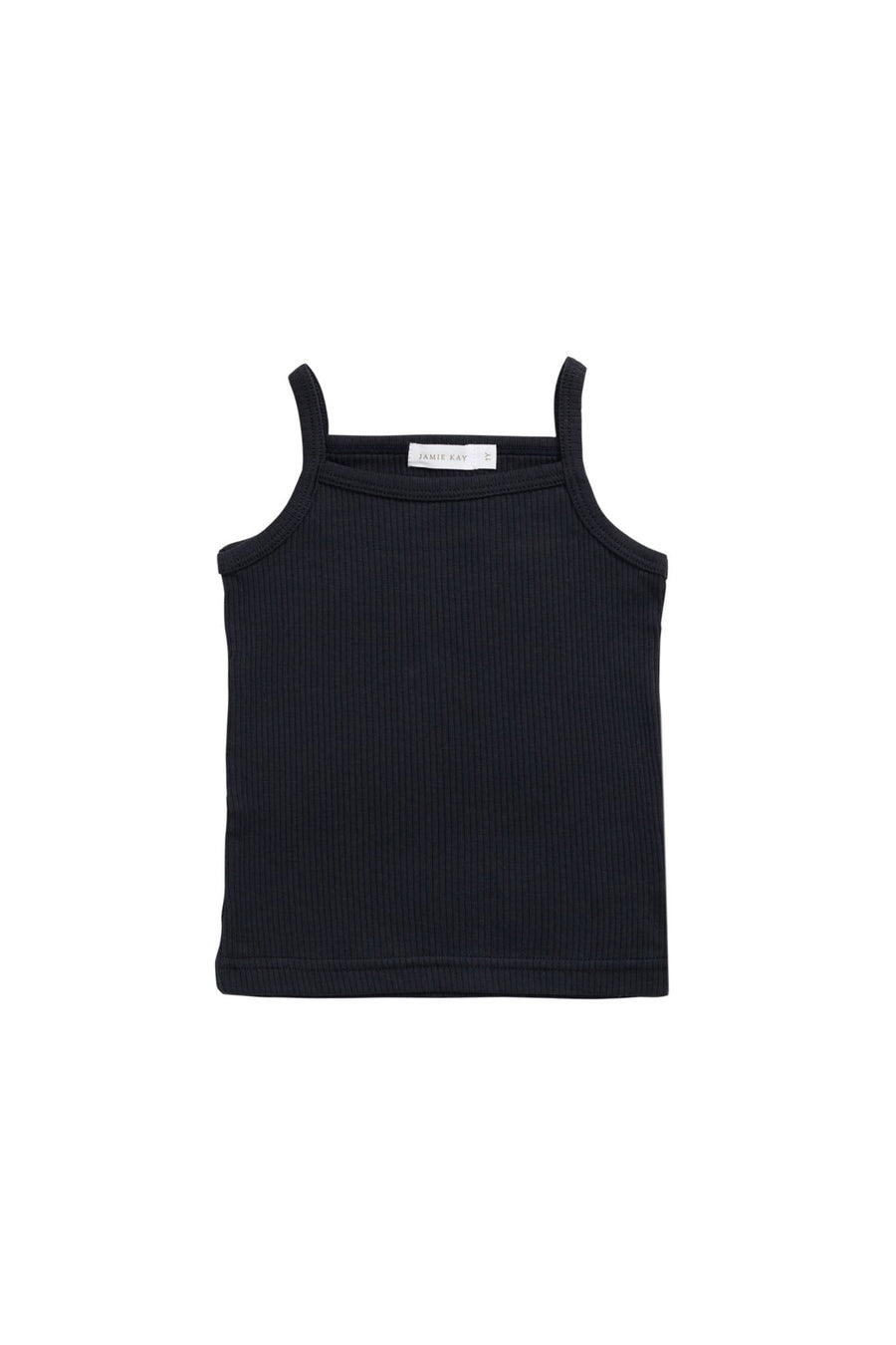 Organic Cotton Modal Marina Singlet - Ebony Childrens Top from Jamie Kay Australia