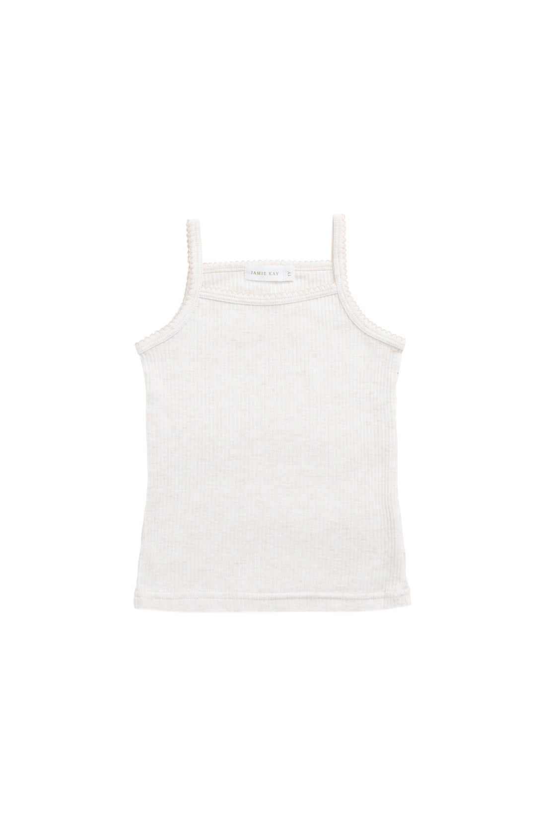 Organic Cotton Modal Marina Singlet - Icing Marle Childrens Top from Jamie Kay Australia