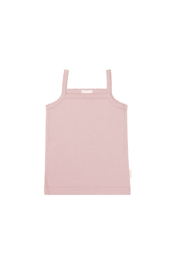 Organic Cotton Modal Marina Singlet - Trinket Childrens Top from Jamie Kay Australia