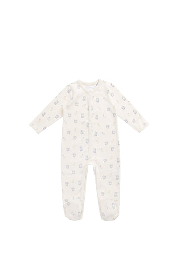Organic Cotton Murphy Onepiece - Charlies Butterflies Childrens Pyjama from Jamie Kay Australia