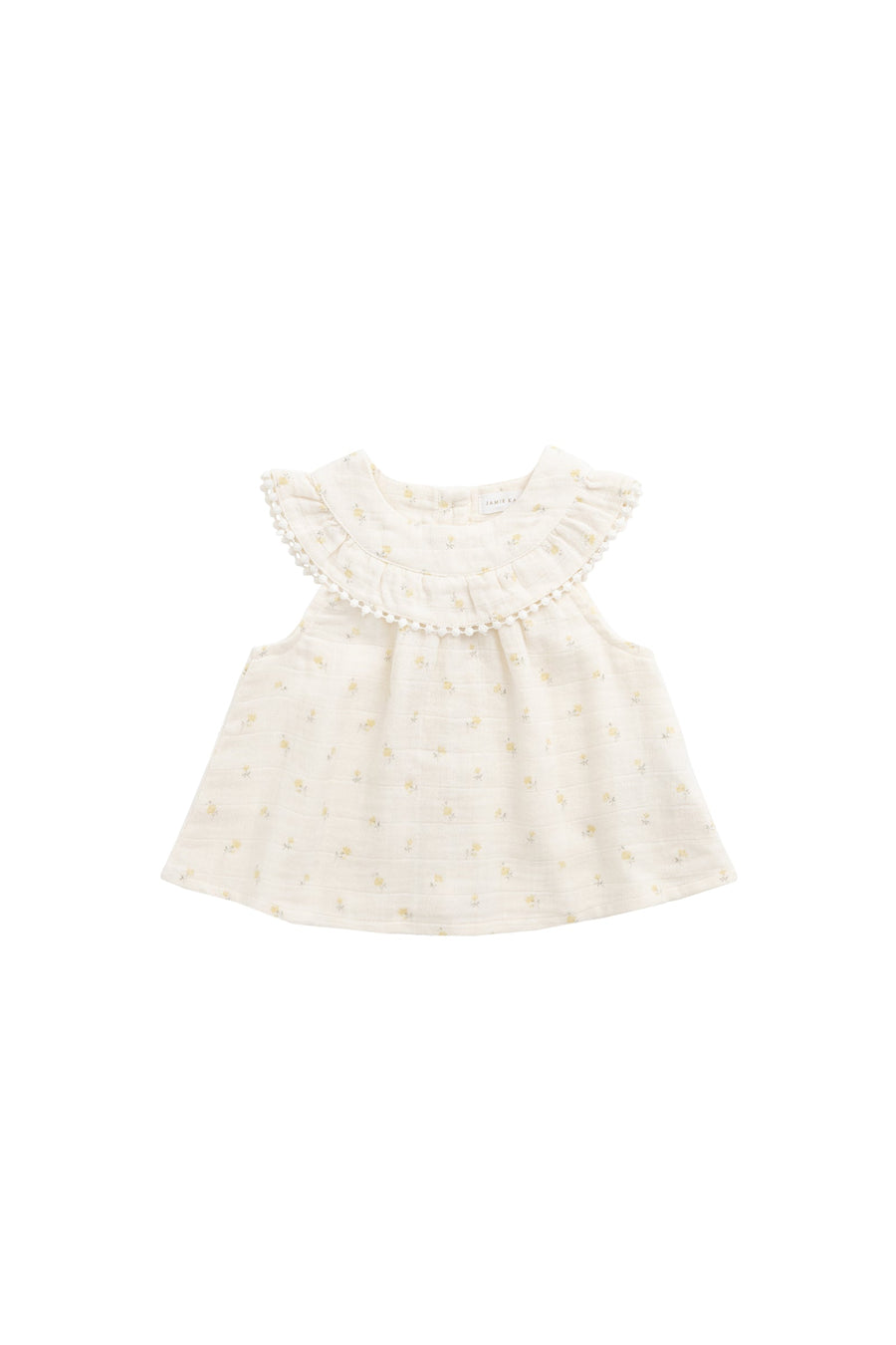 Organic Cotton Muslin Annalise Top - Vintage Ditsy Childrens Top from Jamie Kay Australia